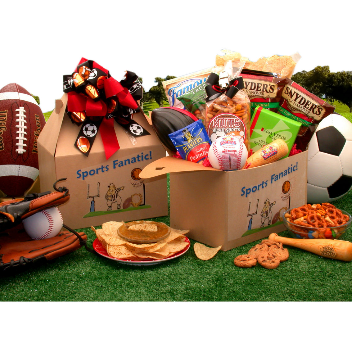 Gift Basket Nation The Sports Fanatic Care Package Gift Basket for Men