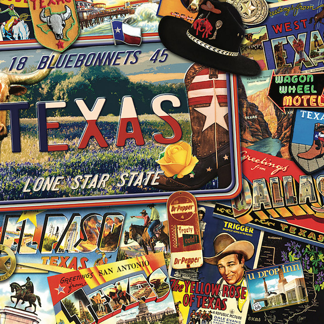 Hart Puzzles Lone Star State 1,000 pc. Puzzle - Image 6 of 6