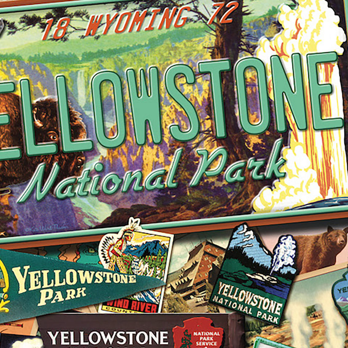 Hart Puzzles Yellowstone National Park 1000 pc. Puzzle - Image 5 of 6