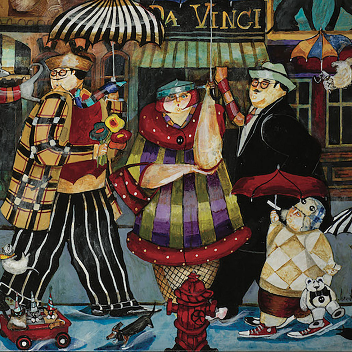 Hart Puzzles Raining Cats and Dogs in Paris 1,000 pc. Puzzle - Image 6 of 6