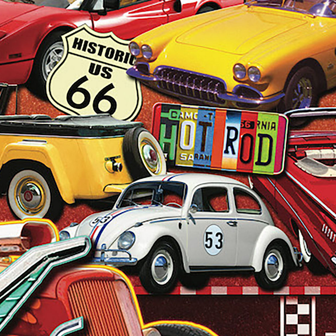 Hart Puzzles Boomers' Favorite Rides 1000 pc. Puzzle - Image 6 of 6