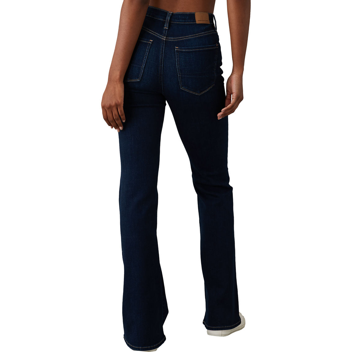 American Eagle Juniors Next Level Super High Waisted Flare Jeans - Image 2 of 5
