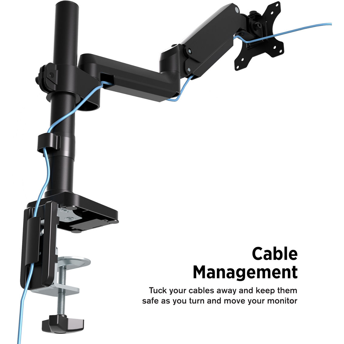 Promount Single Monitor Mount with Gas Spring Arm - Image 9 of 9