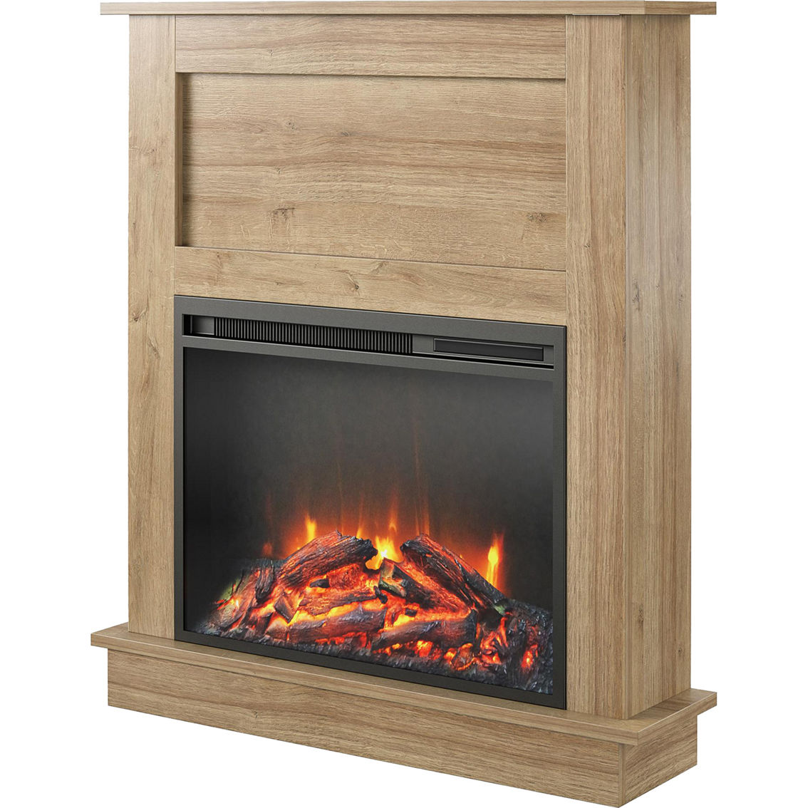 Ameriwood Home Ellsworth Fireplace With Mantel | Indoor Heaters ...