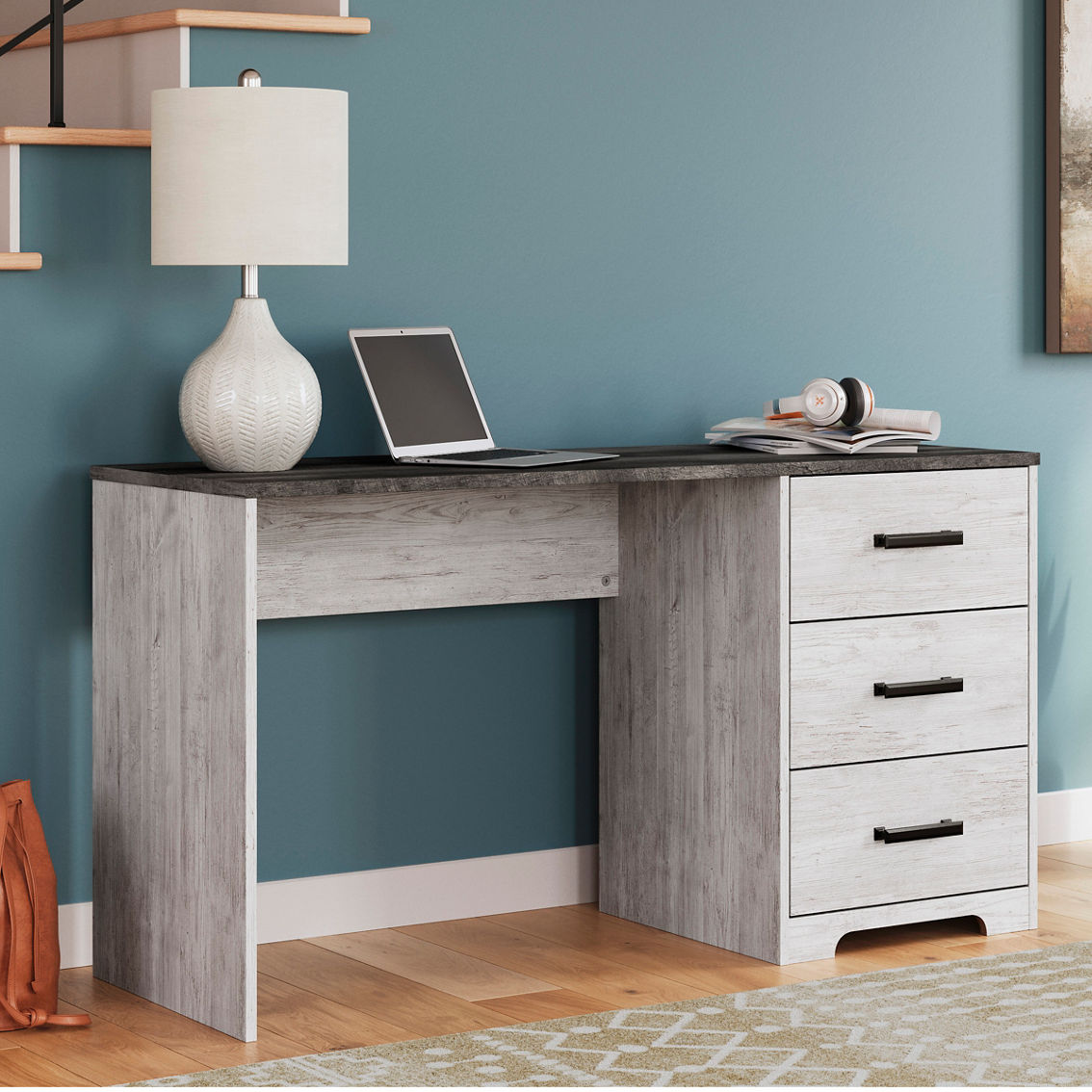 Signature Design by Ashley Shawburn 54 in. Home Office Desk - Image 6 of 7