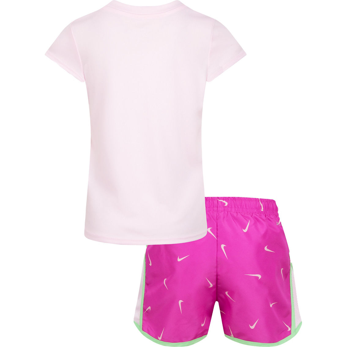 Nike Little Girls Dri-Fit Tee and Tempo Shorts 2 pc. Set - Image 2 of 8