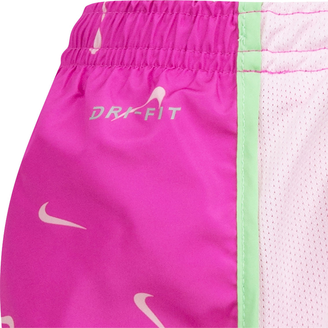 Nike Little Girls Dri-Fit Tee and Tempo Shorts 2 pc. Set - Image 7 of 8