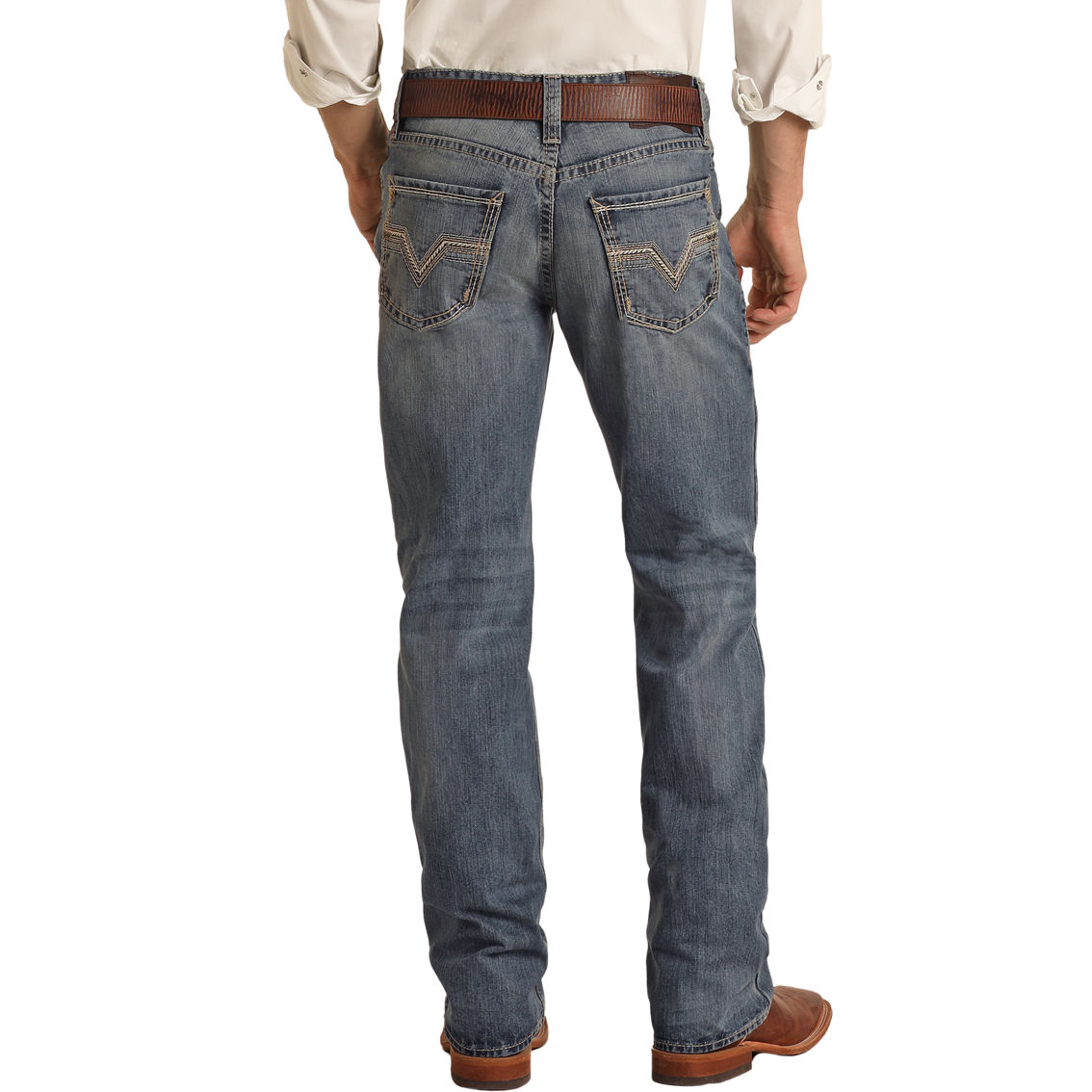 Rock & Roll Denim Double Barrel Relaxed Fit Straight Leg Jeans - Image 2 of 3
