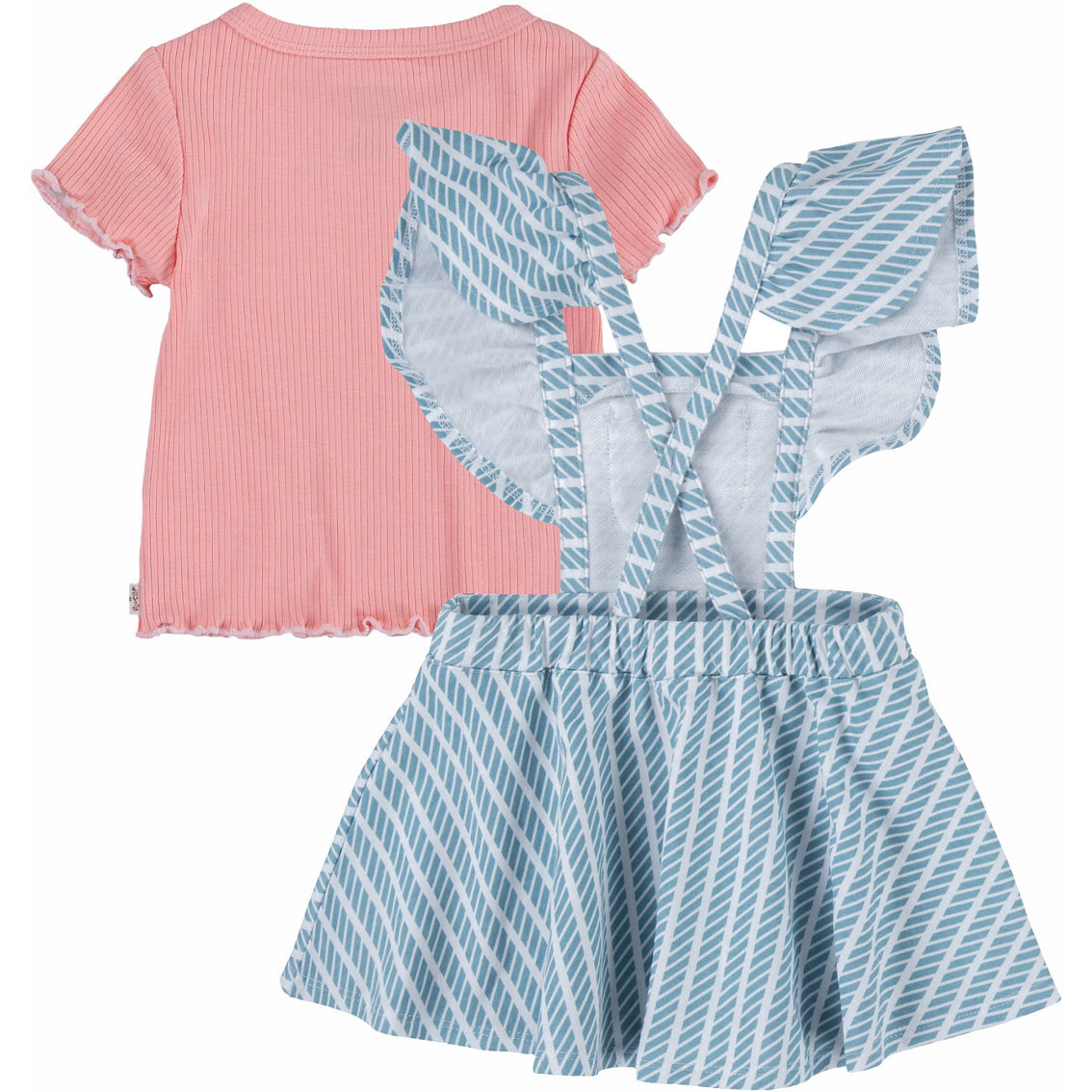 Levi's Baby Girls Tee and Skirtall 2 pc. Set - Image 2 of 4