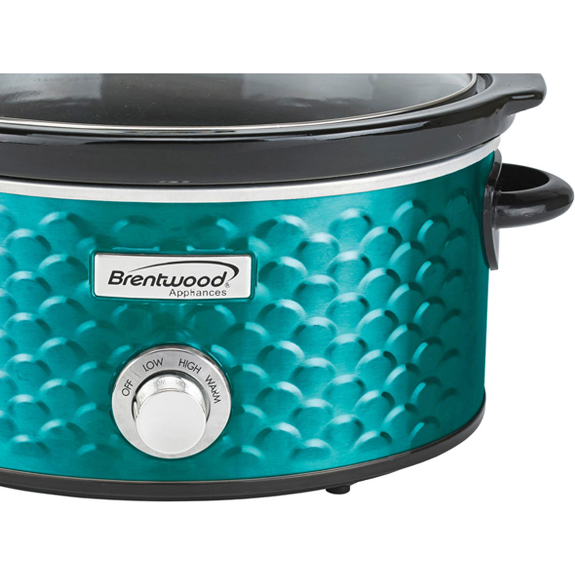 Brentwood 4.5 qt. Scallop Pattern 220W Slow Cooker - Image 3 of 8