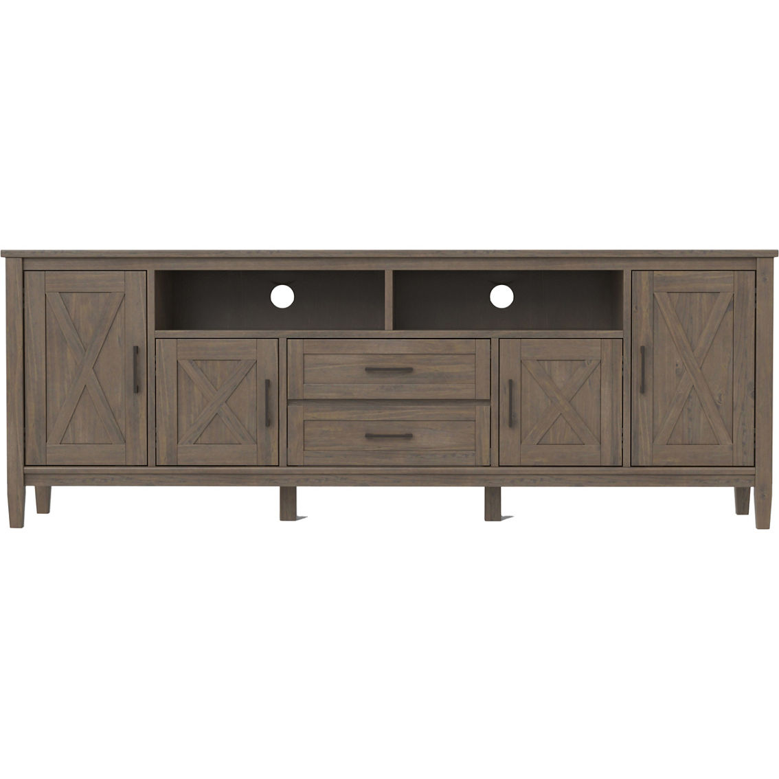Simpli Home Ela Solid Wood 72 in. TV Media Stand for TVs up to 80 in. - Image 2 of 5