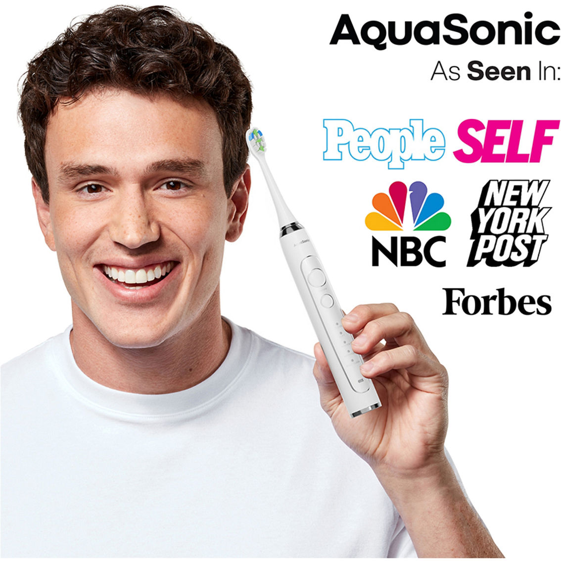 AquaSonic Elite Advanced Ultra Whitening Rechargeable Toothbrush Set - Image 7 of 7