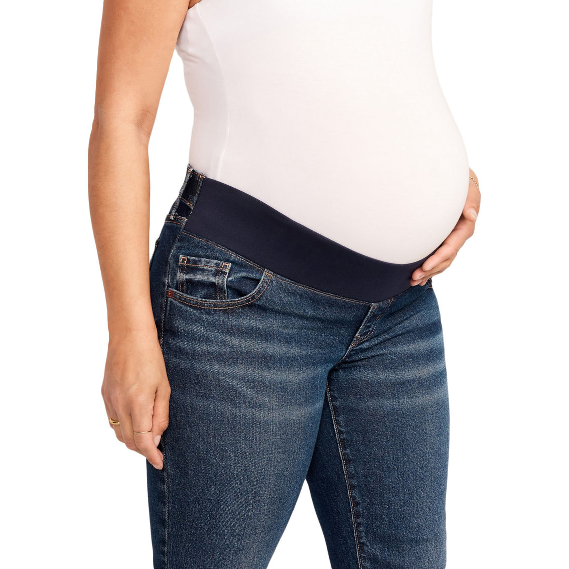 Old Navy Maternity Front Low-Panel OG Straight Jeans - Image 5 of 5