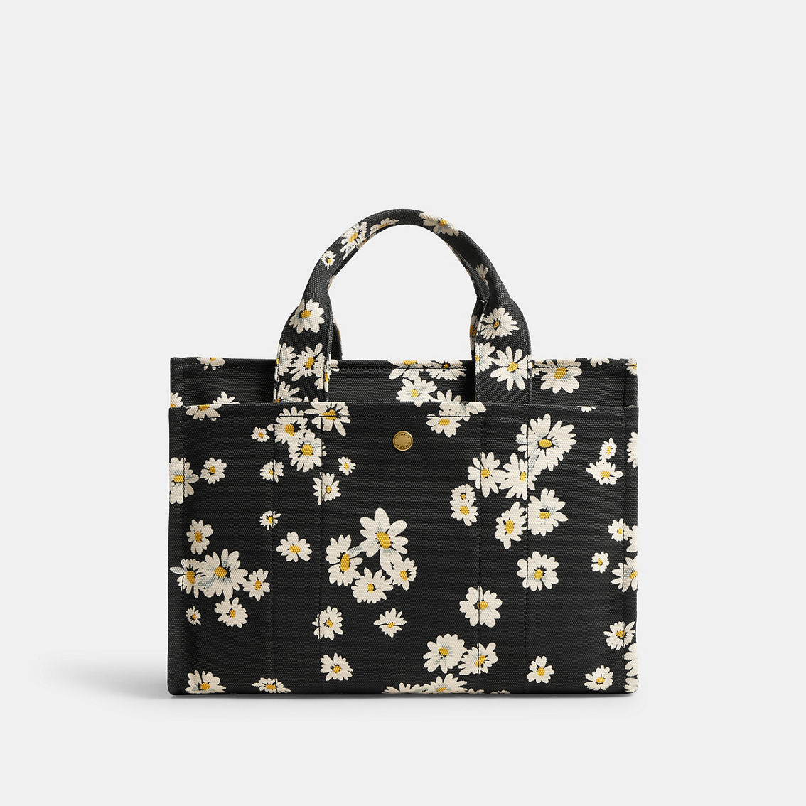 Coach Floral Print Canvas Cargo Tote Bag - Image 2 of 4