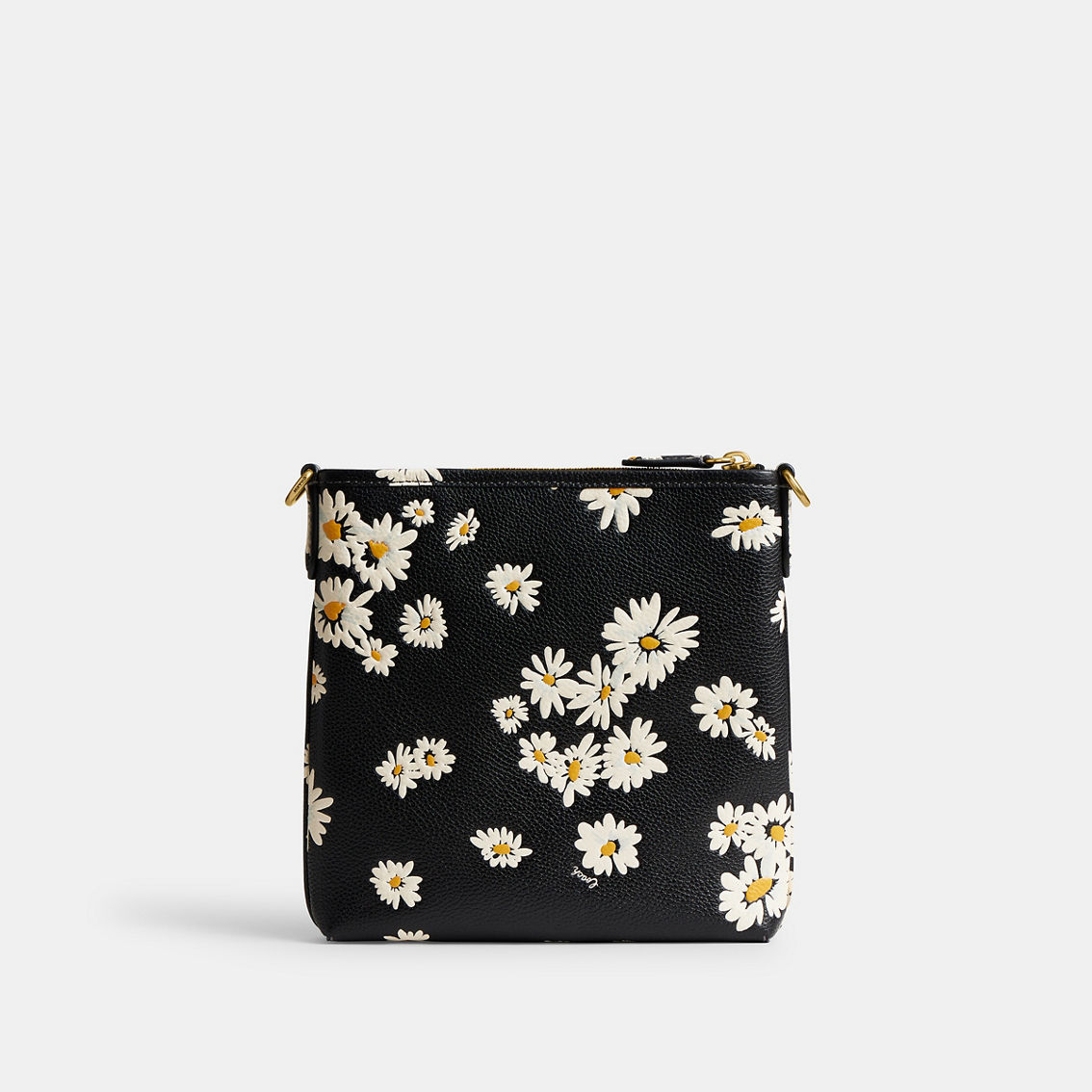 Coach Floral Printed Leather Kitt Crossbody Bag - Image 2 of 5