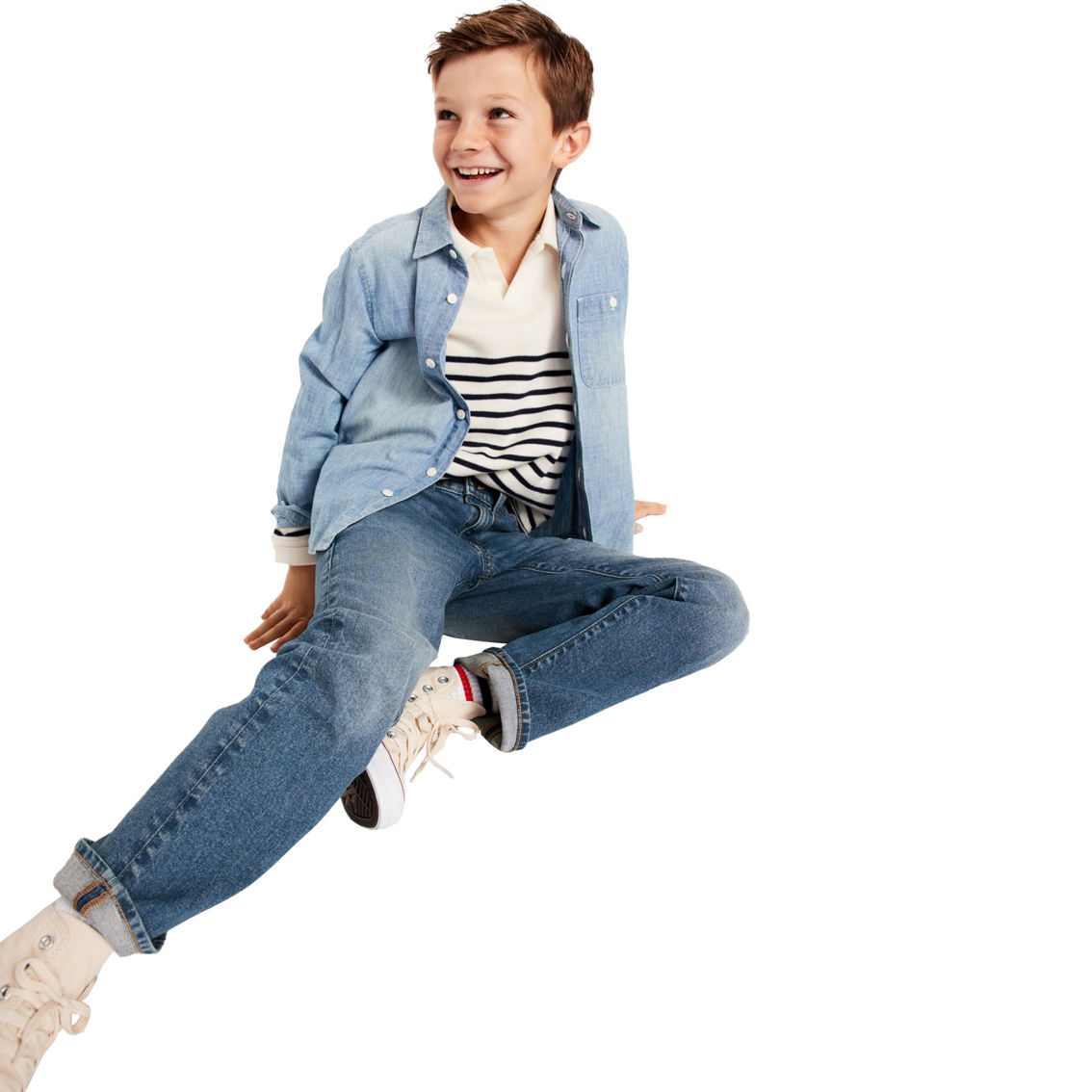 Old Navy Boys Flex Straight Jeans - Image 3 of 4