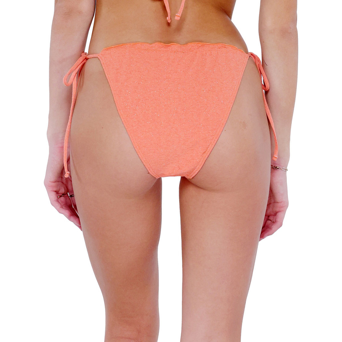 Damsel Juniors Ruffled Waist Bikini Swim Bottoms - Image 2 of 2