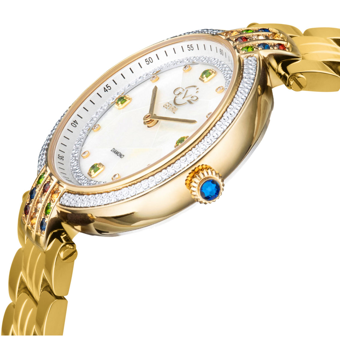 Gevril Women's GV2 Matera Gemstone Diamond Watch 1280 - Image 3 of 3