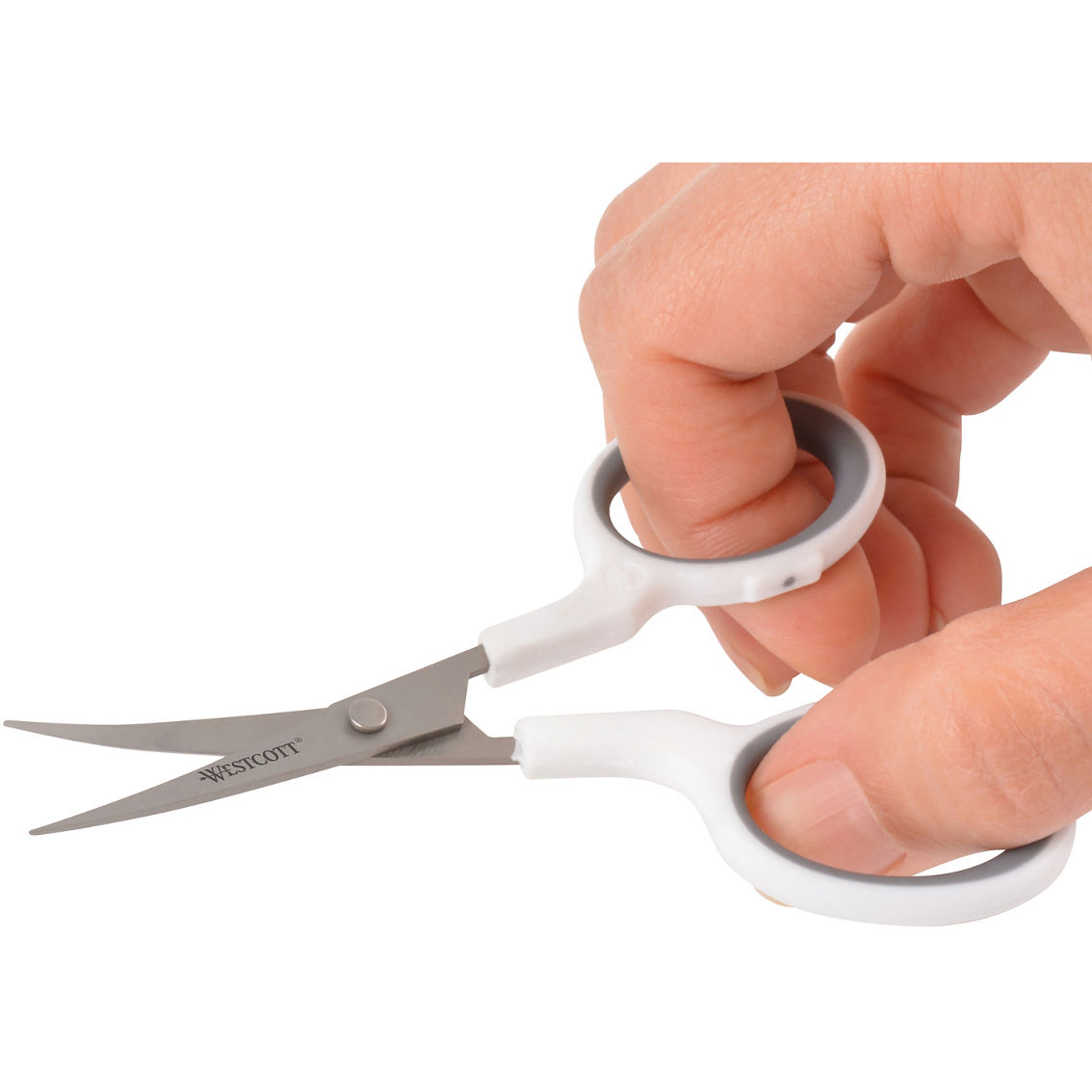 Westcott 4 in. Titanium Bonded Curved Blade Embroidery Scissors - Image 5 of 5