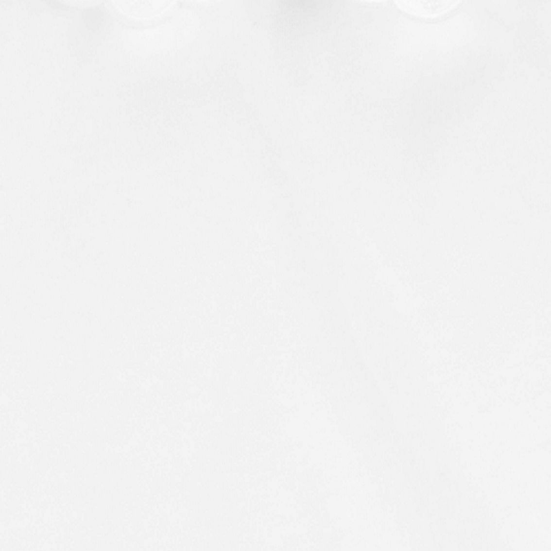 OshKosh B'gosh Toddler Girls White Scalloped Peter Pan Collar Jersey Tee - Image 2 of 2