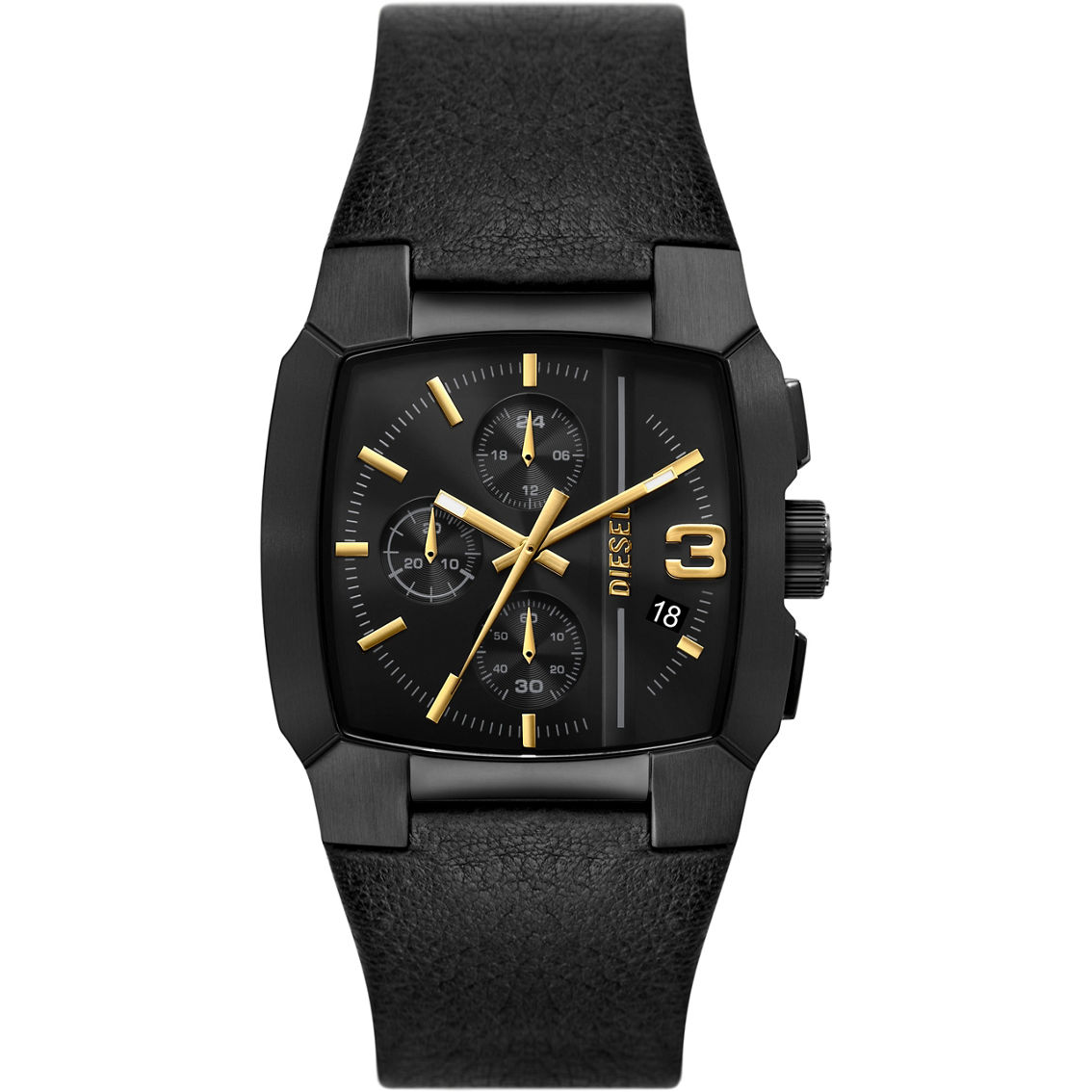 Diesel Men's Cliffhanger Chronograph Black Leather Watch Dz4645 | Leather  Band | Jewelry & Watches | Shop The Exchange