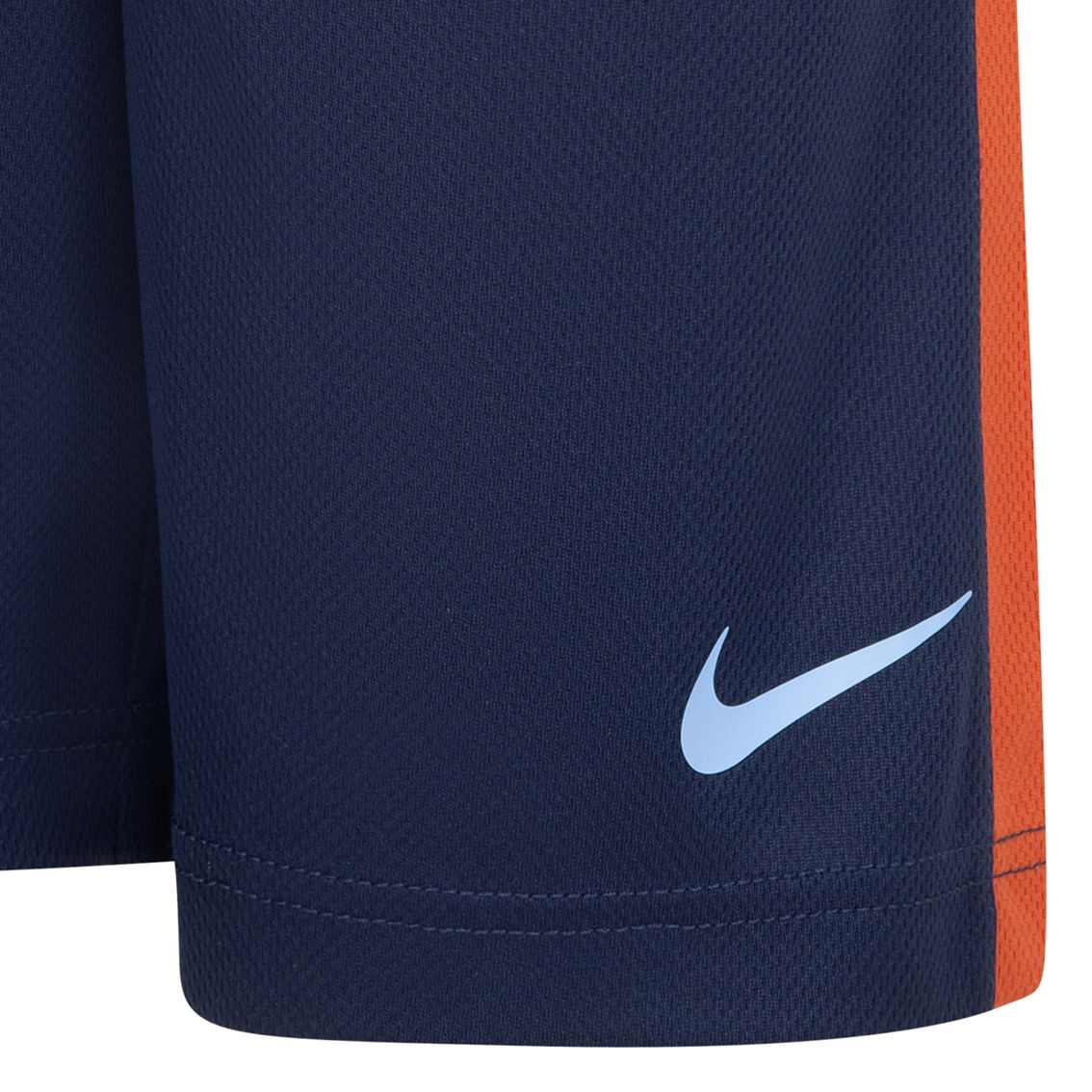 Nike Little Boy's Logo Dri-Fit Tee and Mesh Shorts 2 pc. Set - Image 6 of 6
