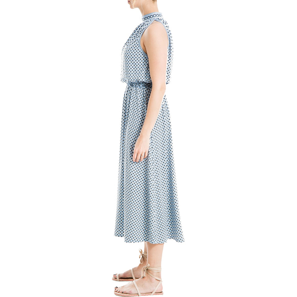 Max Studio Midi Dress with Tie Waist - Image 3 of 3
