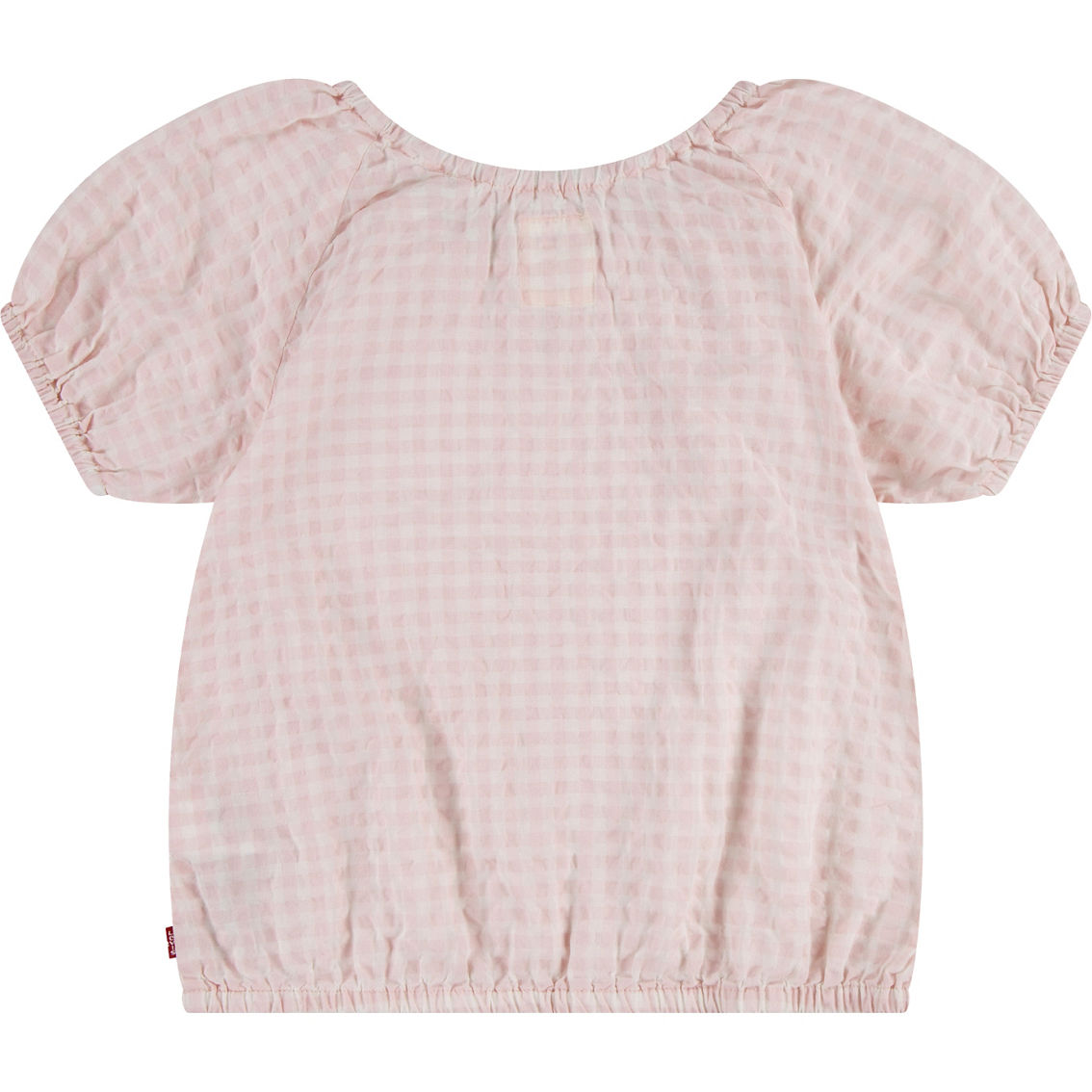 Levi's Girls Gingham Peasant Blouse - Image 2 of 3