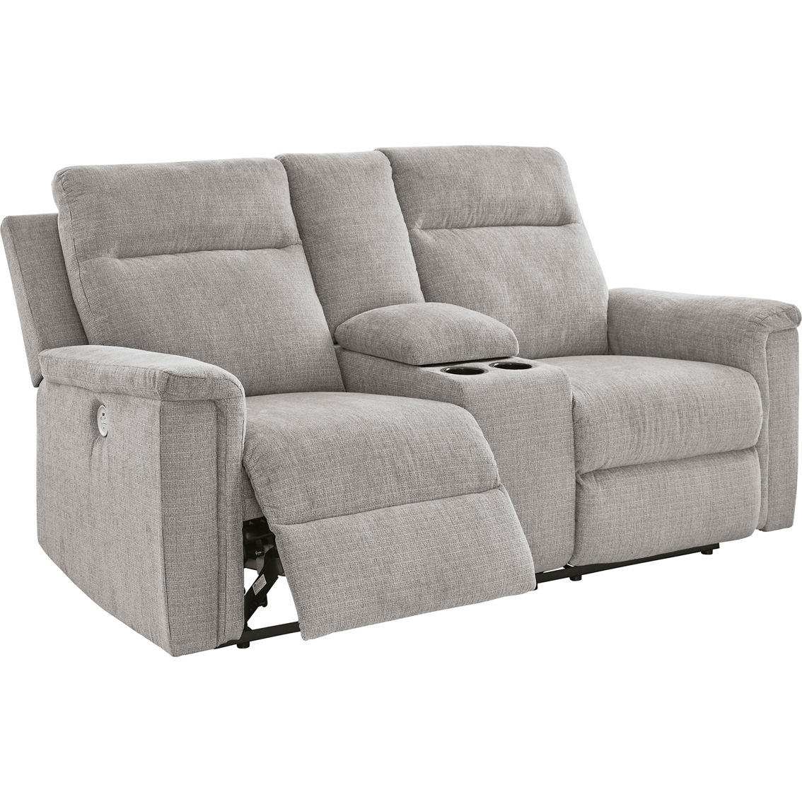 Signature Design by Ashley Barnsana Power Reclining Loveseat with Console - Image 2 of 6