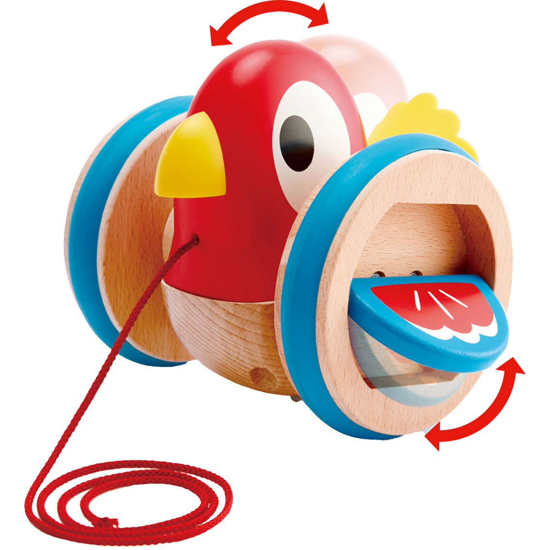 Pull Along Wooden Baby Bird Toy - Image 3 of 6