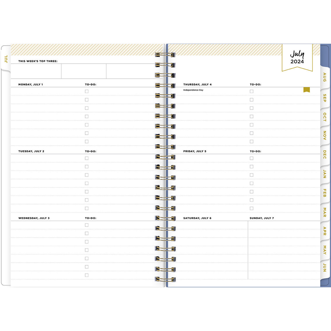 Bluesky 5 x 8 in. Weekly/Monthly 2024-2025 Academic Planning Calendar - Image 2 of 3