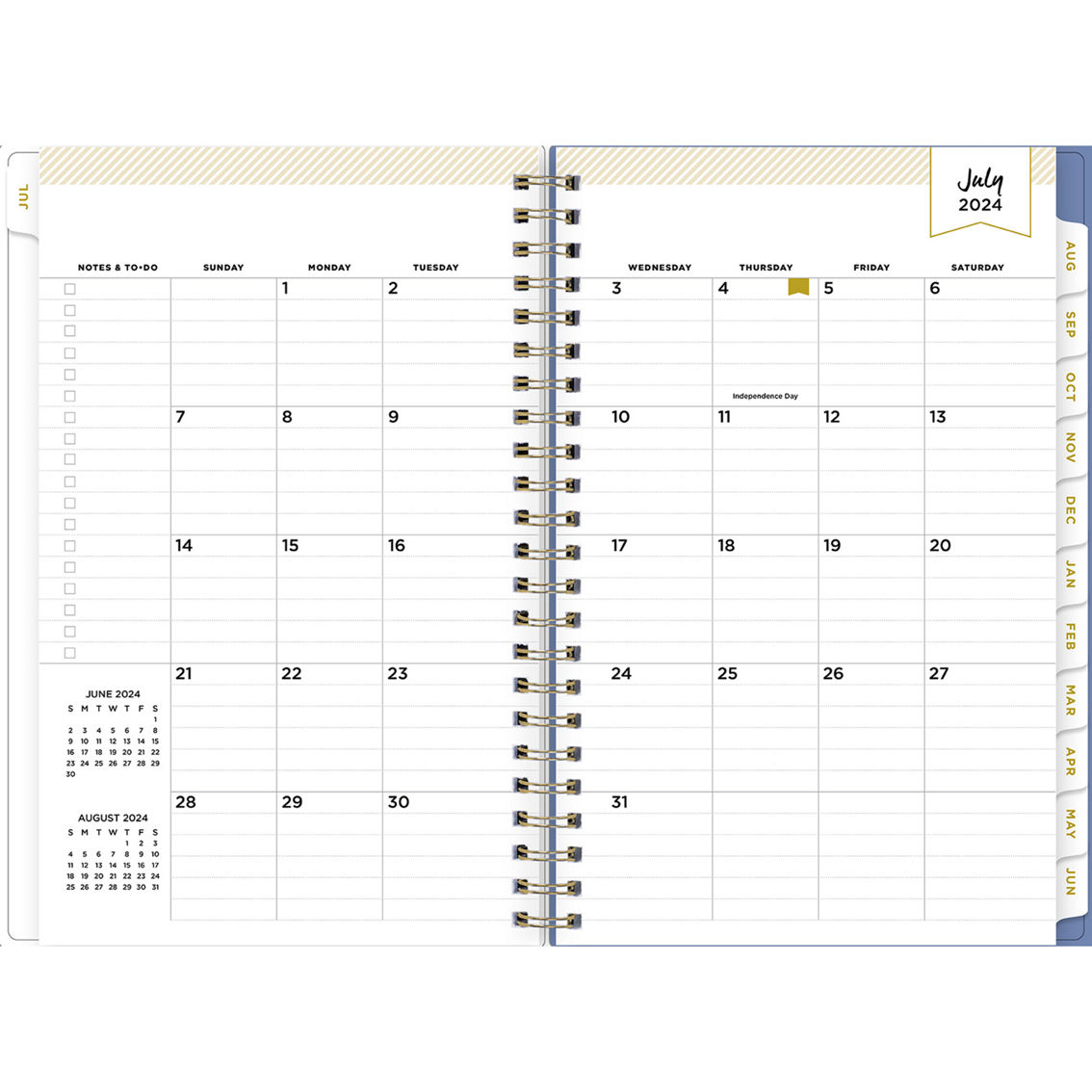 Bluesky 5 x 8 in. Weekly/Monthly 2024-2025 Academic Planning Calendar - Image 3 of 3