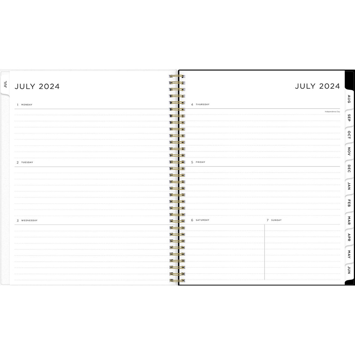 Bluesky 8.5 x 11 in. Weekly/Monthly 2024-2025 Academic Planning Calendar - Image 2 of 3
