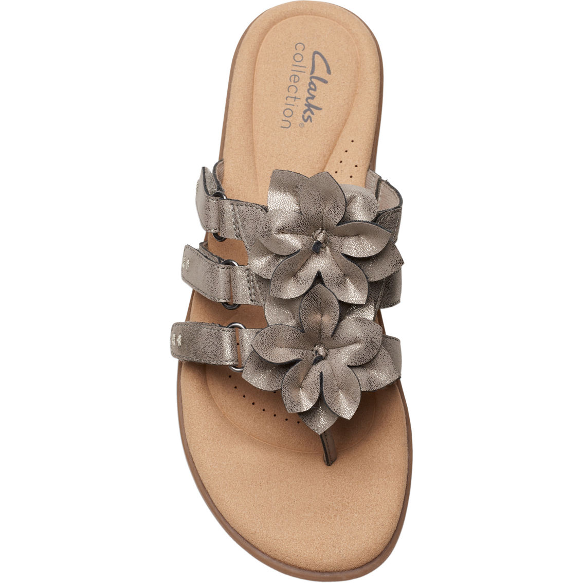 Clarks Elizabelle Mae Floral Flip Flop Sandals - Image 4 of 6
