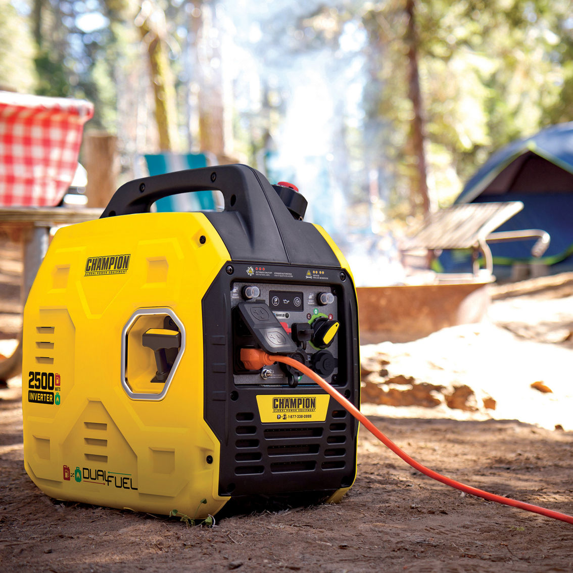 Champion 2500W Ultralight Portable Dual Fuel Inverter Generator with CO Shield - Image 5 of 10