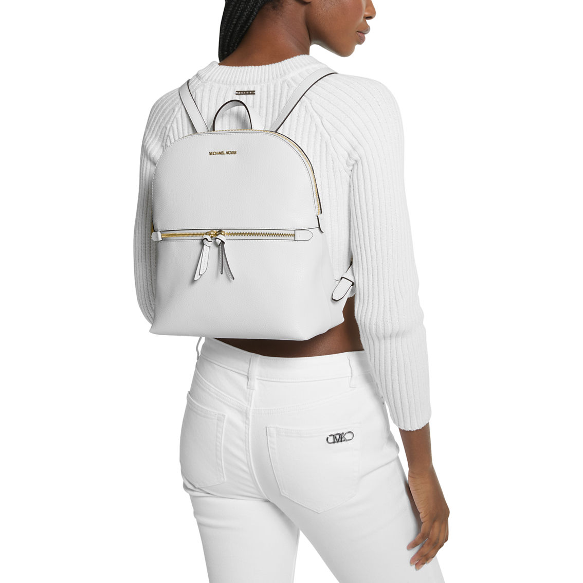Michael Kors Dallas Medium Slim Backpack - Image 4 of 4
