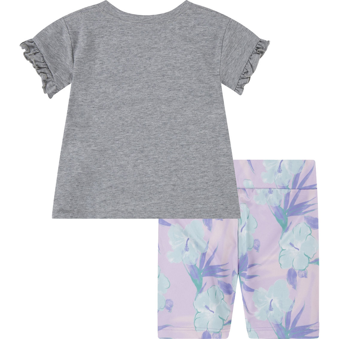 Hurley Toddler Girls Top and Bike Shorts 2 pc. Set - Image 2 of 4