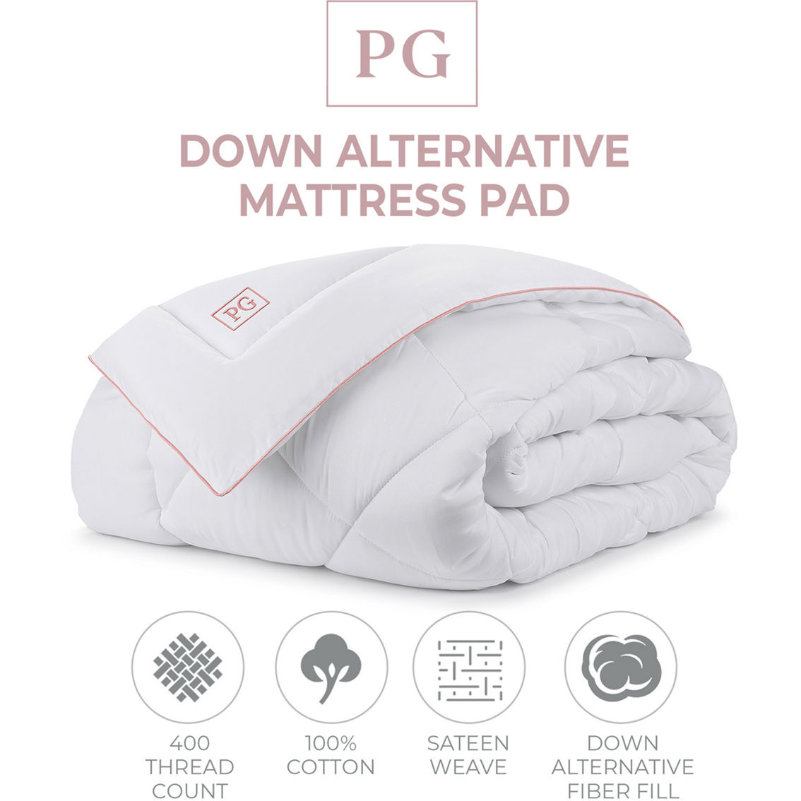 Pillow Gal Gel Fiber Down-Alternative Mattress Topper - Image 2 of 4