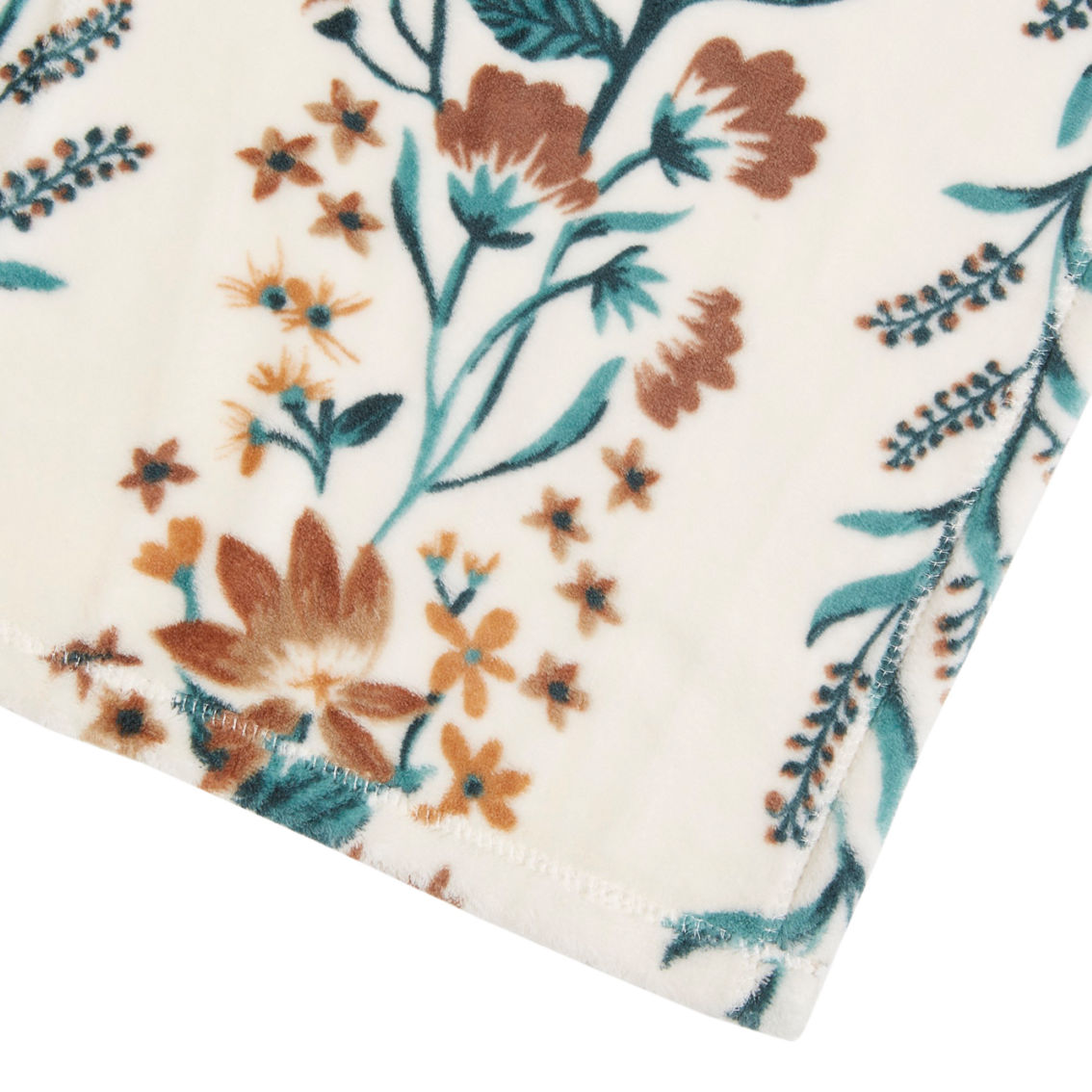 Vera Bradley Plush Throw Blanket, Paradise Cream Stripe - Image 2 of 2