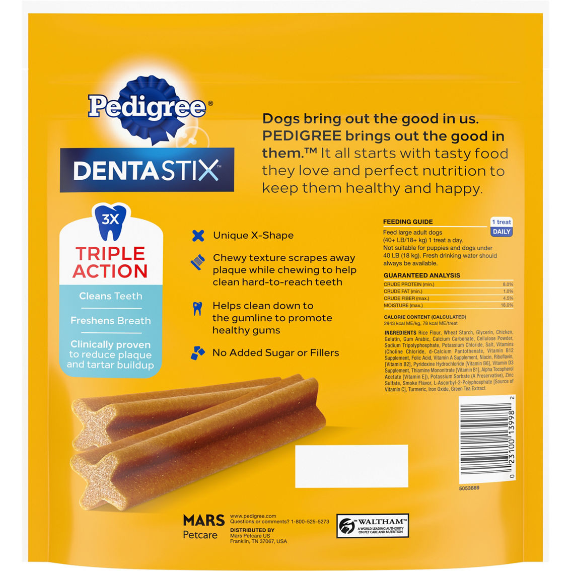 Pedigree Dentastix Originall Large Dog Dental Treats 40 ct. - Image 2 of 2