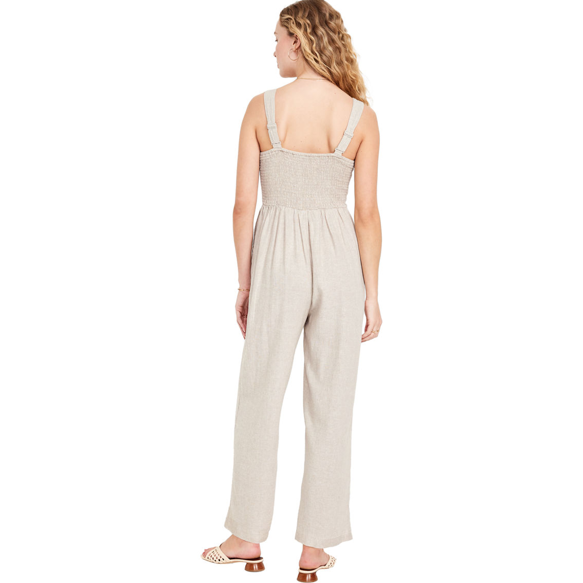 Old Navy Fit and Flare Cami Jumpsuit - Image 2 of 3