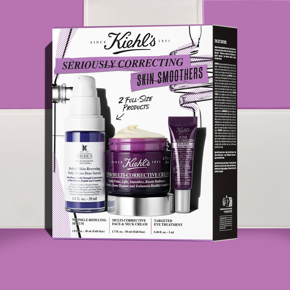 Kiehl's Seriously Correcting Skin Smoothers Gift Set - Image 2 of 4