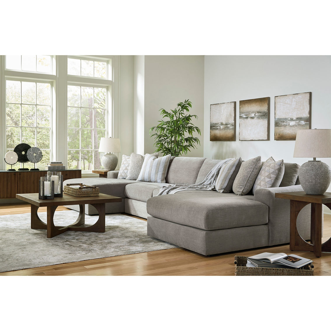 Millennium by Ashley Avaliyah Double Chaise Sectional 4 pc. - Image 2 of 2