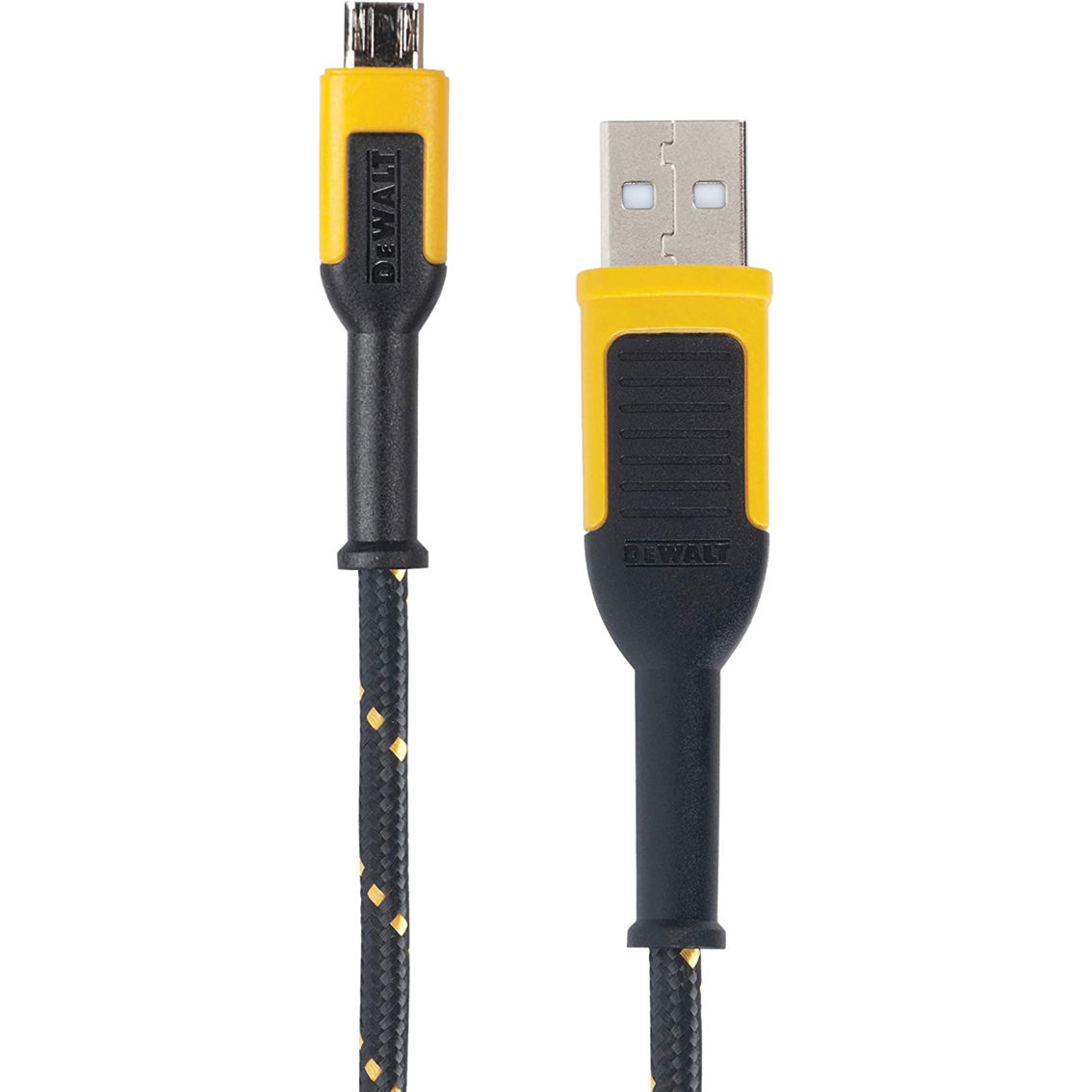 DeWalt 6 ft. Reinforced Braided Charging Cable for Micro-USB - Image 2 of 4