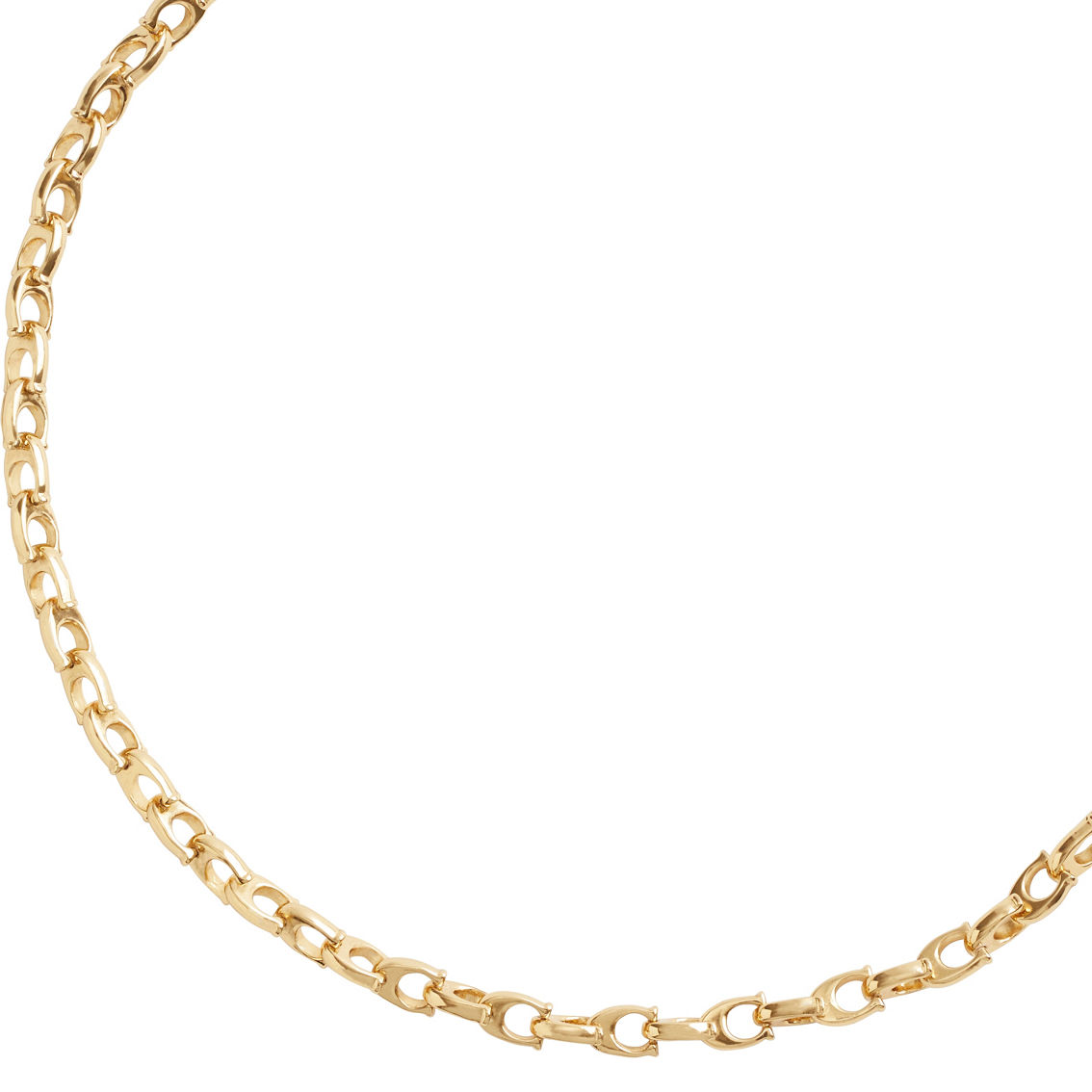 Coach Gold Signature C Choker Necklace 12 in. - Image 2 of 3