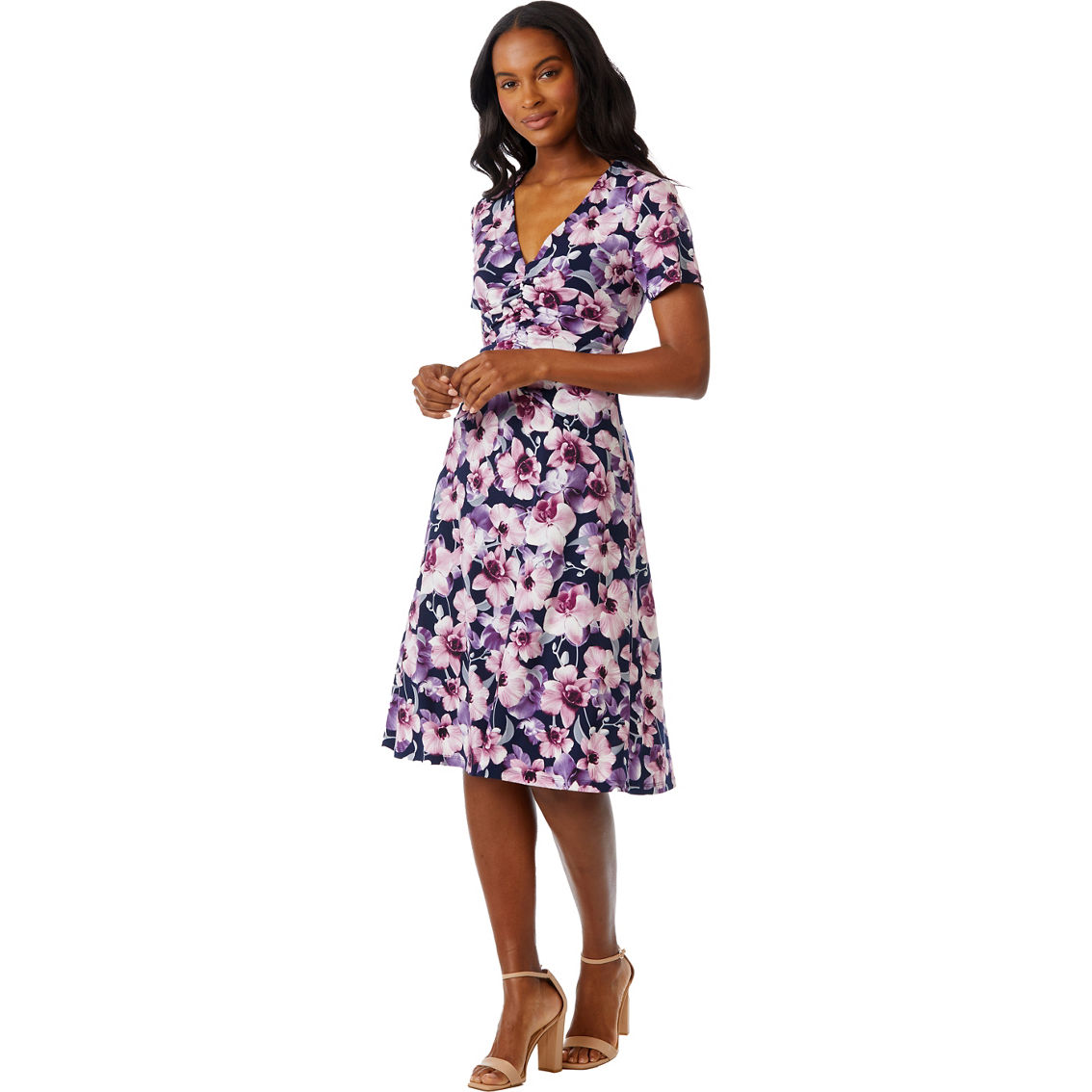 Connected Apparel Floral Dress - Image 3 of 3