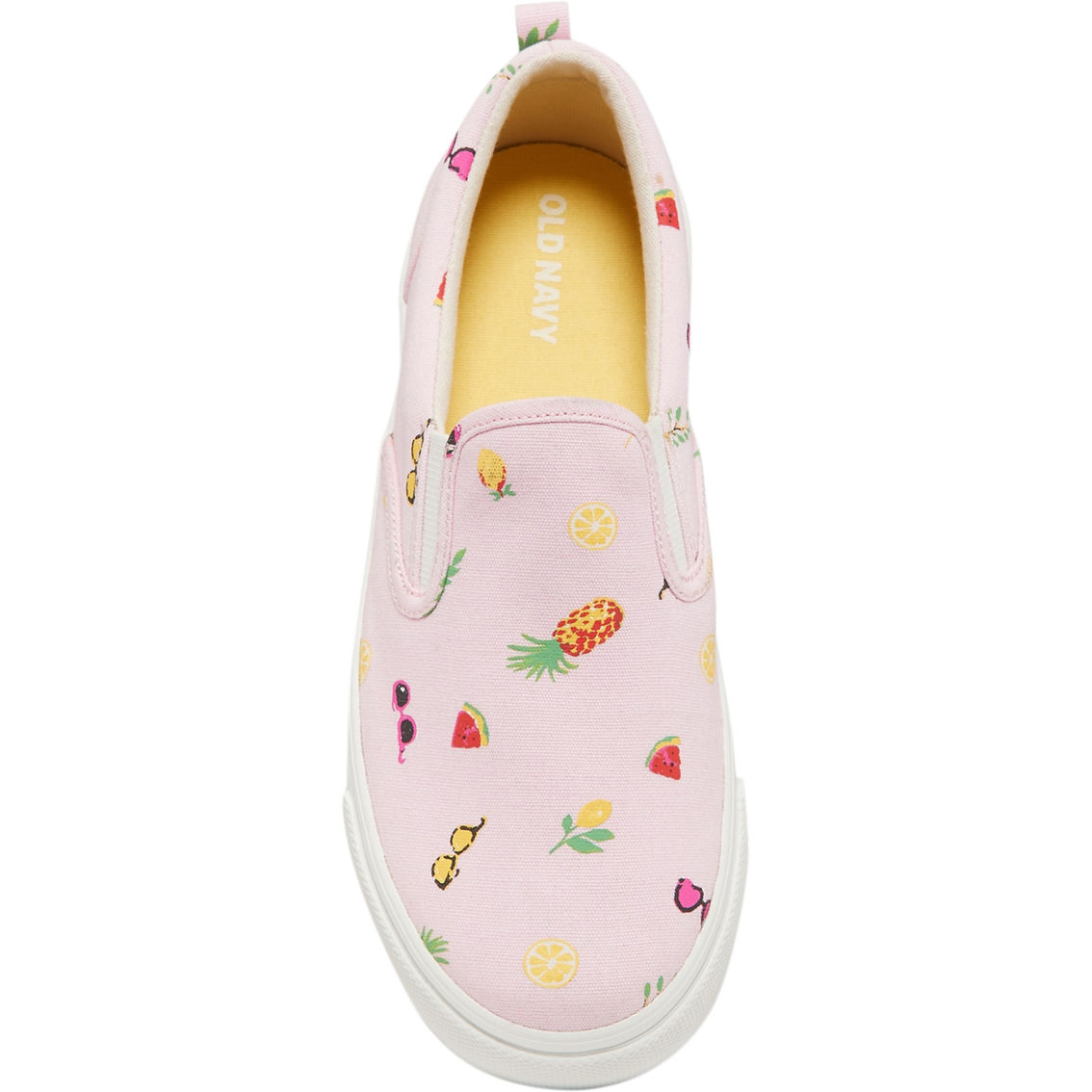 Old Navy Girls Canvas Slip-On Sneakers - Image 3 of 3