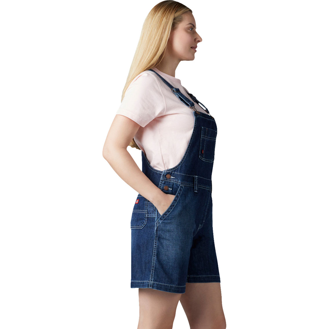 Dickies 7 in. Relaxed Fit Bib Shortalls - Image 3 of 4