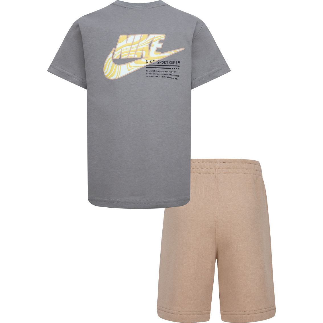 Nike Little Boys NSW Paint Tee and Shorts 2 pc. Set - Image 2 of 6