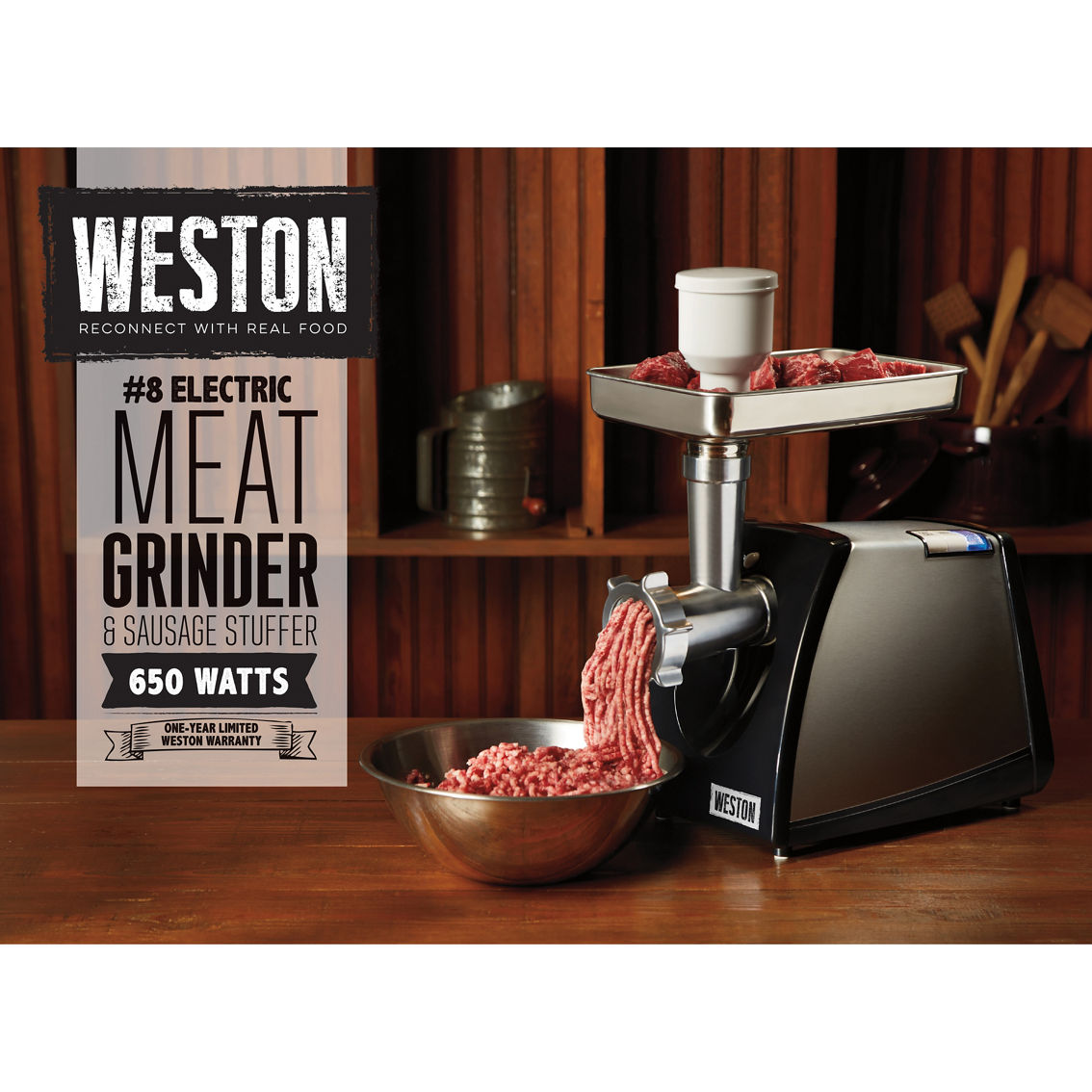 Weston Electric Meat Grinder Sausage Stuffer - Image 4 of 4